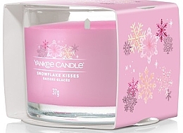 Scented Mini Candle in Jar - Yankee Candle Snowflake Kisses Filled Votive — photo N2