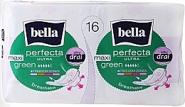 Fragrances, Perfumes, Cosmetics Sanitary Pads Perfecta Green Maxi Drai Ultra, 8+8 pcs - Bella