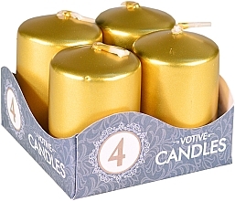 Fragrances, Perfumes, Cosmetics Candle Set, gold - Admit Votive Candles