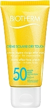 Fragrances, Perfumes, Cosmetics Facial Sun Cream - Biotherm Sun Protection Creme Solaire Dry Touch SPF 50