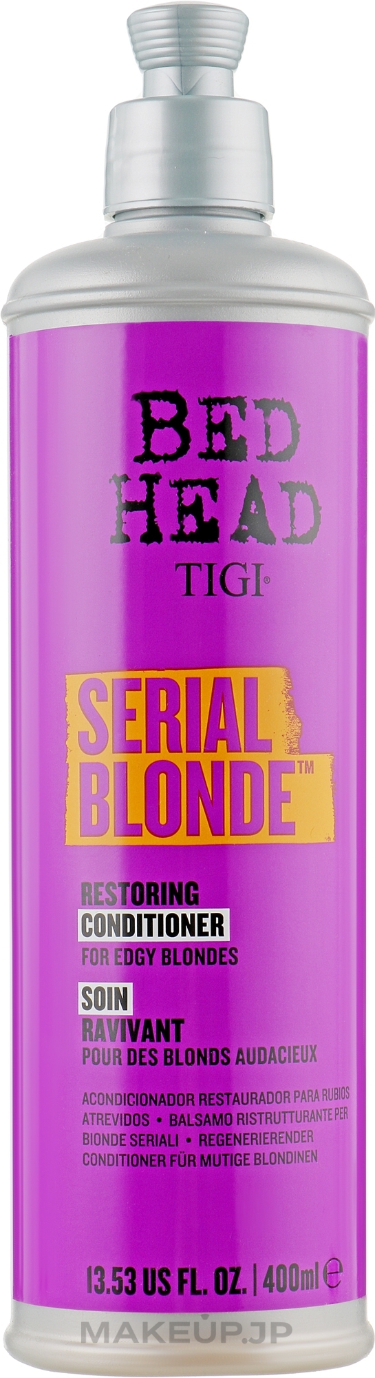 Restoring Conditioner for Blonde Hair - Tigi Bed Head Serial Blonde Conditioner — photo 400 ml