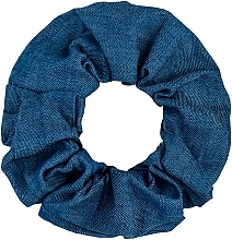 Denim Classic Scrunchie, blue - MAKEUP Hair Accessories — photo N17