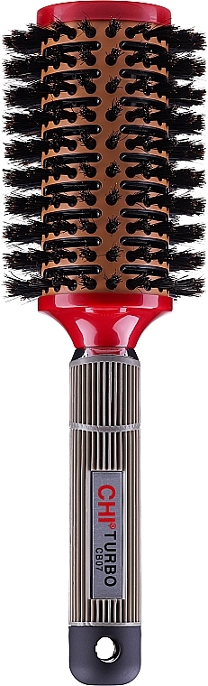 Ceramic Hair Brush, 7,5 cm - CHI Ceramic Round Boar Brush Large — photo N1