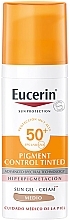 Fragrances, Perfumes, Cosmetics Facial Fluid - Eucerin Sun Protection Pigment Control Spf50+ Medium