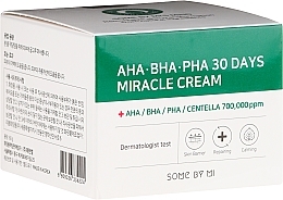 Fragrances, Perfumes, Cosmetics Face Cream - Some By Mi AHA/BHA/PHA 30 Days Miracle Cream