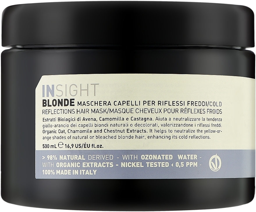 Cold Reflections Hair Mask - Insight Blonde Cold Reflections Maska — photo N3