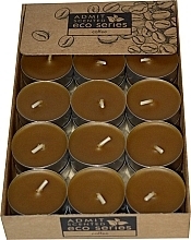 Coffee Tealights, 30 pieces - Admit Scented Eco Series Coffee — photo N1