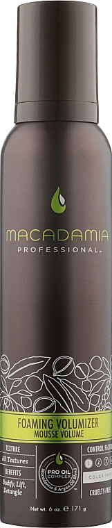 Volume Mousse - Macadamia Professional Foaming Volumizer — photo N1