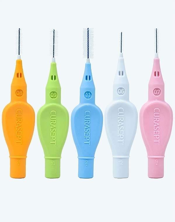 Interdental Brush Set, different sizes - Curaprox Curasept Proxi Mix Prevention — photo N10