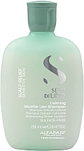 Soothing Micellar Shampoo - Alfaparf Semi Di Lino Scalp Relief Calming Micellar Low Shampoo — photo N1