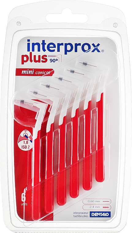 Interdental Brushes, 1.0 mm - Dentaid Interprox Mini Canical — photo N4