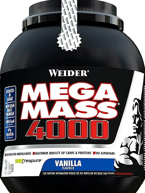 Gainer - Weider Mega Mass 4000 Vanilla — photo N1