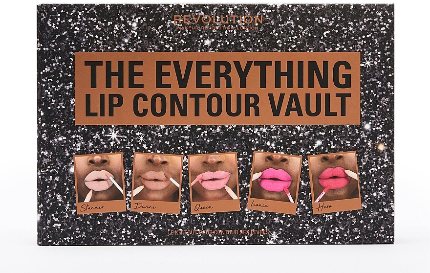 Makeup Revolution The Everything Lip Contour Gift Set - Set, 10 products — photo N7