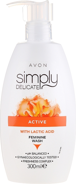 Intimate Cream-Gel with Lactic Acid - Avon Simpy Delicate Feminine Wash — photo N1
