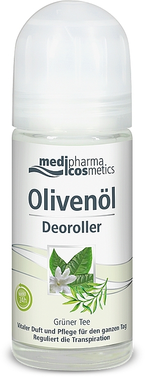 Green Tea Roll-On Deodorant - D'oliva Pharmatheiss Cosmetics — photo N1