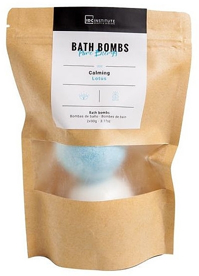 Bath Bomb - IDC Institute Pure Energy Calming Lotus — photo N1