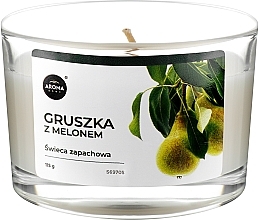 Aroma Home Basic Pear With Melon - Scented Candle — photo N1