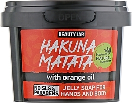 Fragrances, Perfumes, Cosmetics Soap "Hakuna Matata" - Beauty Jar Jelly Soap For Hands And Body