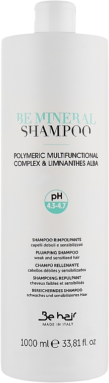 Mineral Plumping Shampoo for Weak & Sensitive Hair - Be Hair Be Mineral Plumping Shampoo — photo N6