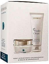 Fragrances, Perfumes, Cosmetics Set - Dermika Hialiq Face (cr/50ml + gel/150ml)