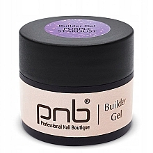 Nail Builder Gel, purple - PNB UV/LED Builder Gel Purple Stardust — photo N2