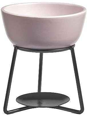 Aroma Lamp - Yankee Candle Grey Lilac Pebble Wax Melt Warmer — photo N1