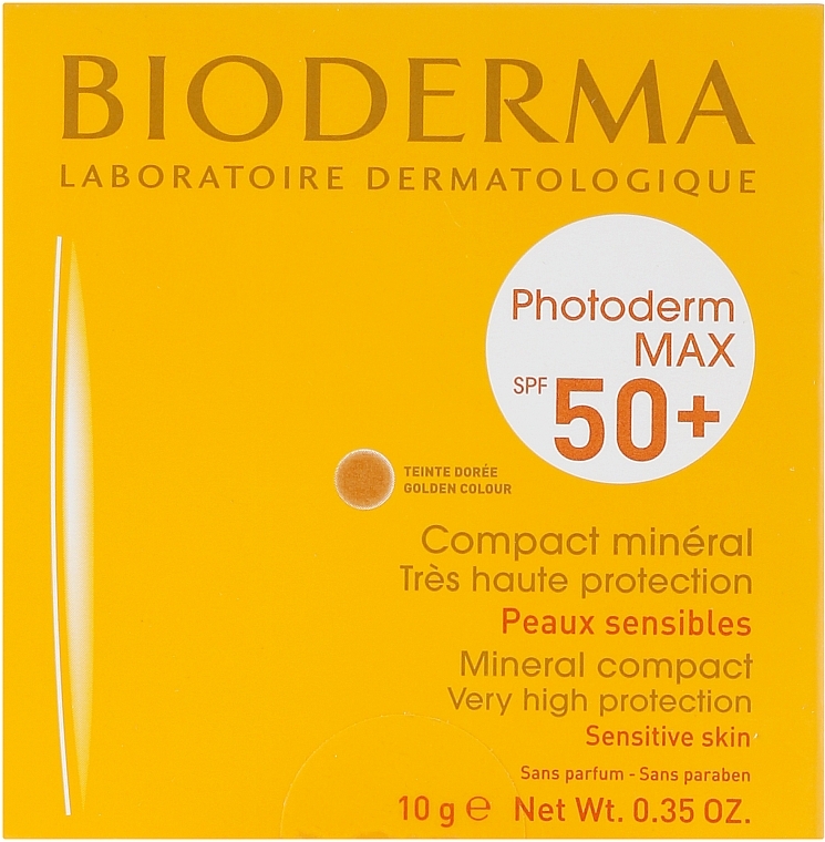 Sun Protection Mineral Powder - Bioderma Photoderm Max SPF50+ Mineral Compact — photo N1