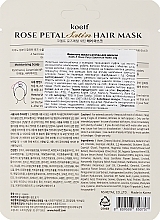Nourishing Hair Mask Cap - Petitfee&Koelf Rose Petal Satin Hair Mask — photo N2