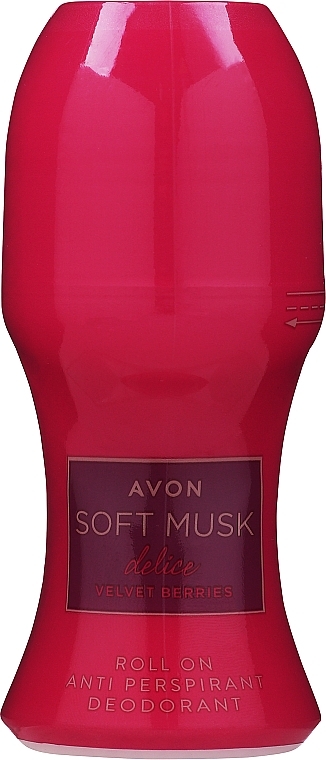 Avon Soft Musk Delice Velvet Berries - Roll-on Deodorant — photo N1