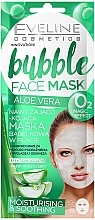 Fragrances, Perfumes, Cosmetics Moisturizing & Soothing Bubble Face Mask - Eveline Cosmetics Aloe Vera Bubble Face Mask