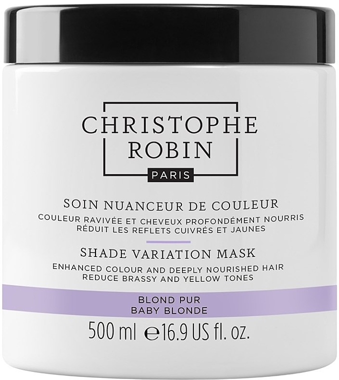 Toning Hair Mask, 500 ml - Christophe Robin Shade Variation Mask — photo N1