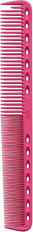 Hair Cutting Comb with Flat Teeth, 180mm, pink - Y.S.Park Professional 339 Cutting Combs Pink — photo N1