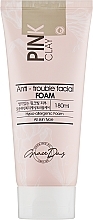 Fragrances, Perfumes, Cosmetics Face Cleansing Foam with Pink Clay - Grace Day Pink Clay Anti-Trouble Facial Foam