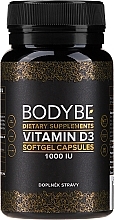 Fragrances, Perfumes, Cosmetics Vitamin D3, 1000 IU - Bodybe Vitamin D3 Softgel Capsules