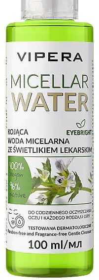 Makeup Remover Micellar Water for Sensitive Skin - Vipera Micellar Water — photo N1