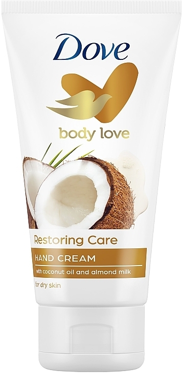 Hand Cream with Coconut Oil and Almond Milk - Dove Nourishing Secrets Resroring Ritual Hand Cream — photo N2