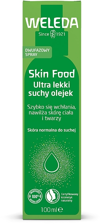 Ultra-Lightweight Dry Face & Body Oil - Weleda Skin Food Ultra Light Dry Oil — photo N1