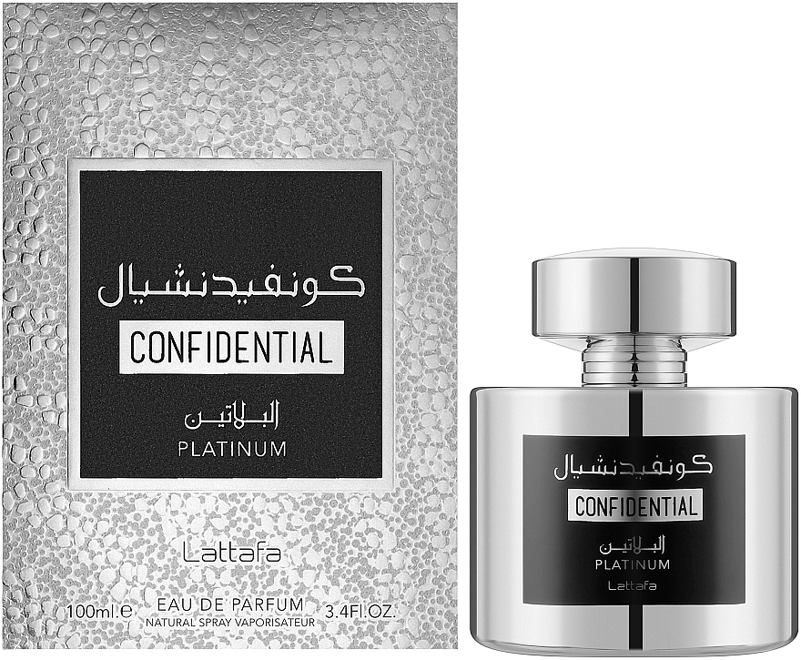 Lattafa Perfumes Confidential Platinum - Eau de Parfum — photo N2