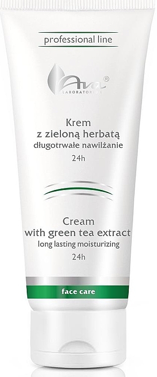 Moisturising Cream with Green Tea Extract - Ava Laboratorium Cream With Green Tea Extract — photo N1