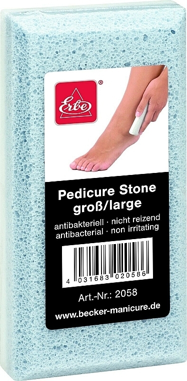 Pumice Stone, light blue - Erbe Solingen Pedicure Stone — photo N1