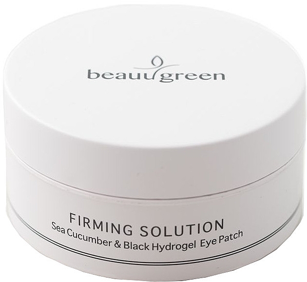 Hydrogel Eye Patch with Sea Cucumber Extract & Black Pearl Powder, standard size - BeauuGreen Sea Cucumber & Black Hydrogel Eye Patch — photo N3