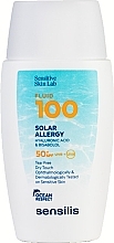 Sunscreen Face Fluid - Sensilis Fluid 100 Solar Allergy SPF50+ — photo N1