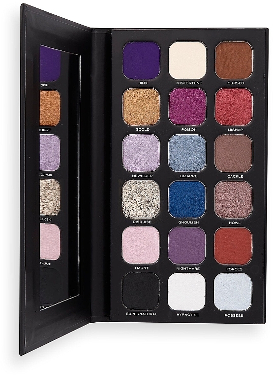 Makeup Palette - I Heart Revolution Book Of Spells Eyeshadow Palette Curses And Hexes — photo N3