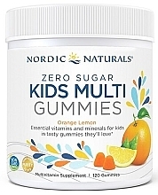 Orange-Lemon Sugar-Free Kids Multivitamins - Nordic Naturals Kids Multi Zero Sugar Orange Lemon — photo N2