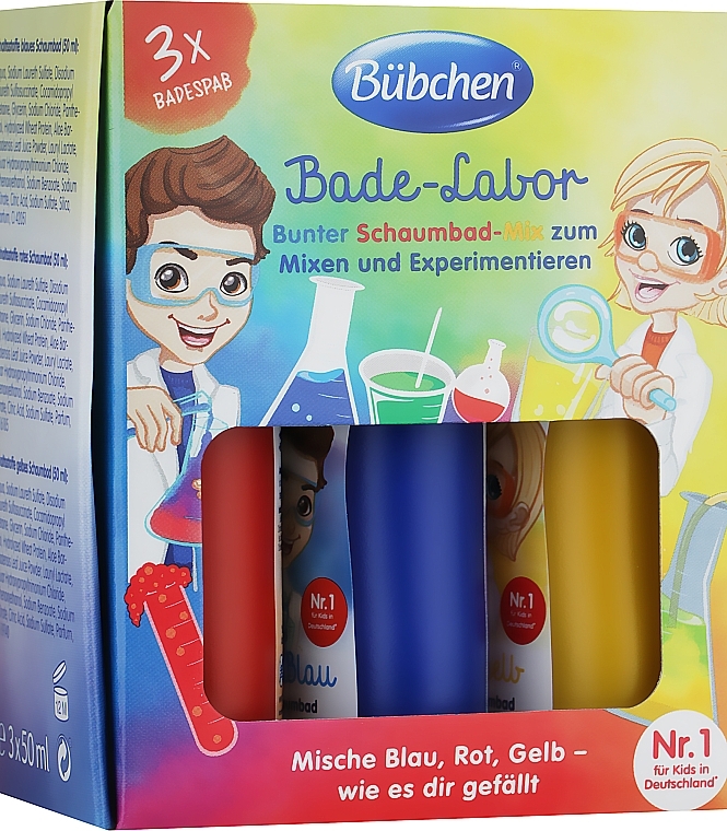 Set "Lab in the Bathroom" - Bubchen (bath/f/3x50ml) — photo N11