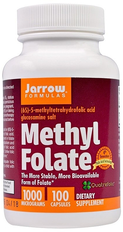 Methyl Folate, 1000 mcg - Jarrow Formulas Methyl Folate, 1000 mcg — photo N1