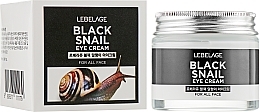 Snail Mucin Repairing Eye Zone Cream - Lebelage Black Snail Eye Cream — photo N4