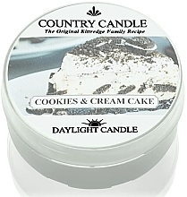 Fragrances, Perfumes, Cosmetics Tea Candle - Country Candle Cookies & Cream Cake