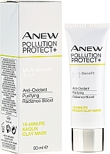 Fragrances, Perfumes, Cosmetics Face Mask - Avon Anew Pollution Protect+ 15 Minute Kaolin Clay Mask 