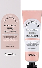 Hand Cream - FarmStay Eau Hand Cream Berry Blossom — photo N2